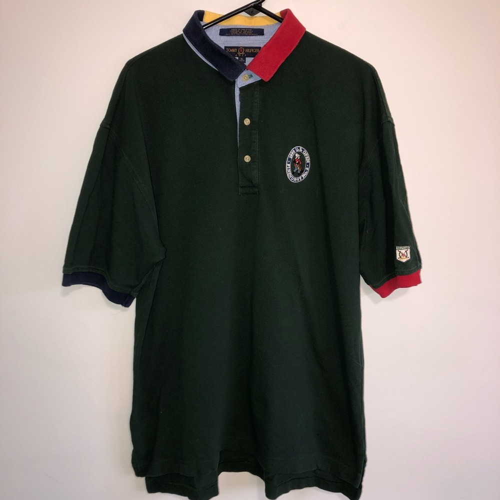 Vintage 1999 US Open TOMMY HILFIGER Polo Short